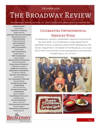 thumbnail of Broadway October 2018 Newsletter