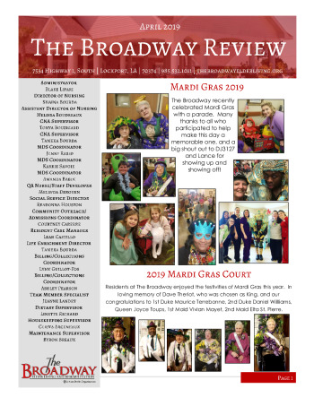 thumbnail of Broadway April 2019 Newsletter