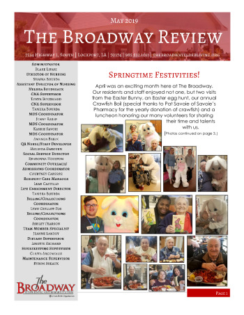 thumbnail of Broadway May 2019 Newsletter FINAL