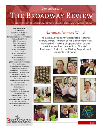 thumbnail of Broadway November 2019 Newsletter