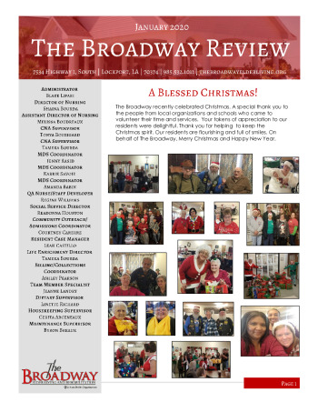 thumbnail of Broadway January 2020 Newsletter
